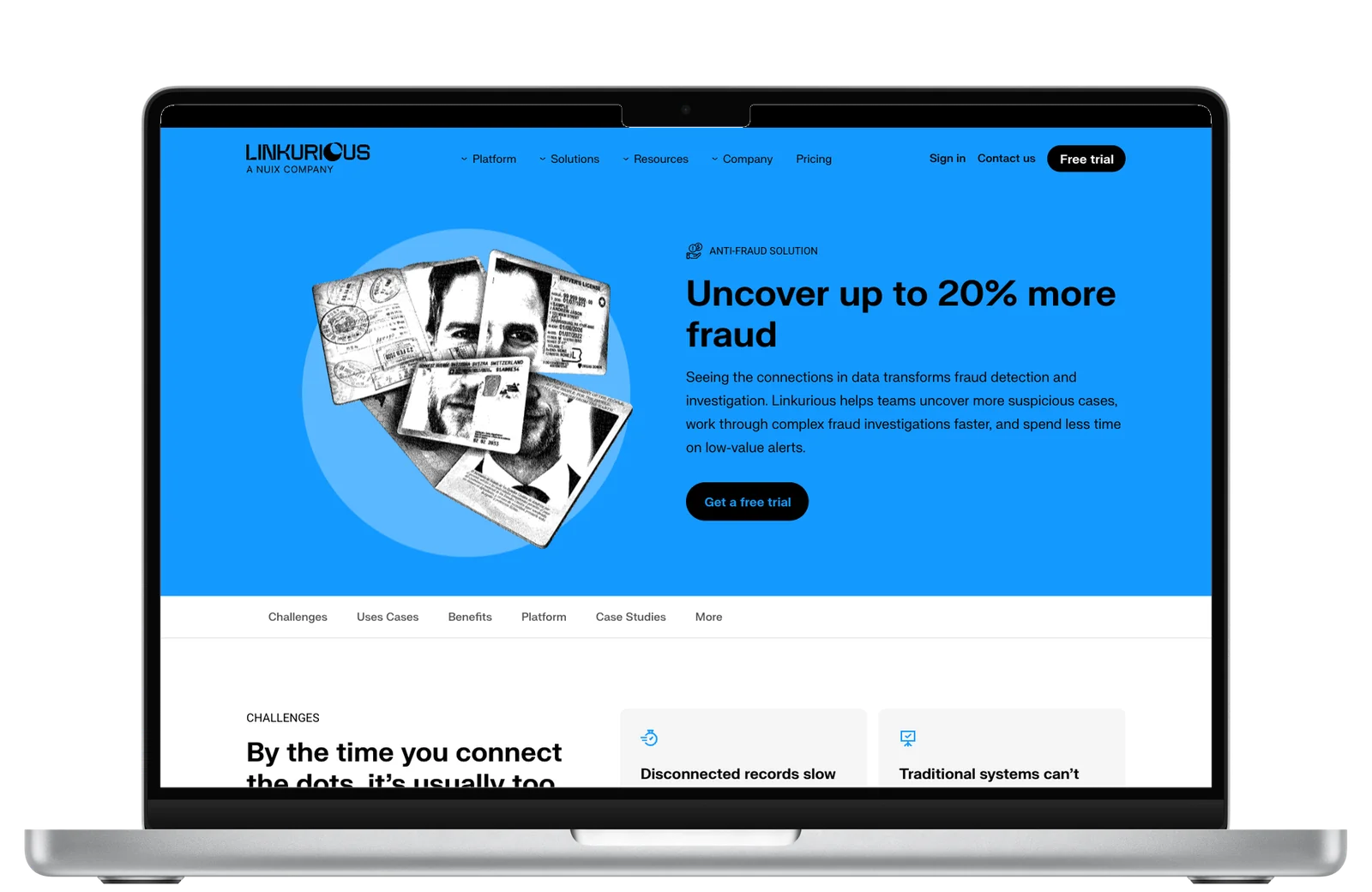 Page solution antifraude